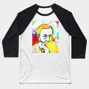 John Addington Symonds Colourful Portrait | John Addington Symonds Artwork 11 Baseball T-Shirt